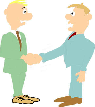Shaking Hands Drawing - Clipart library