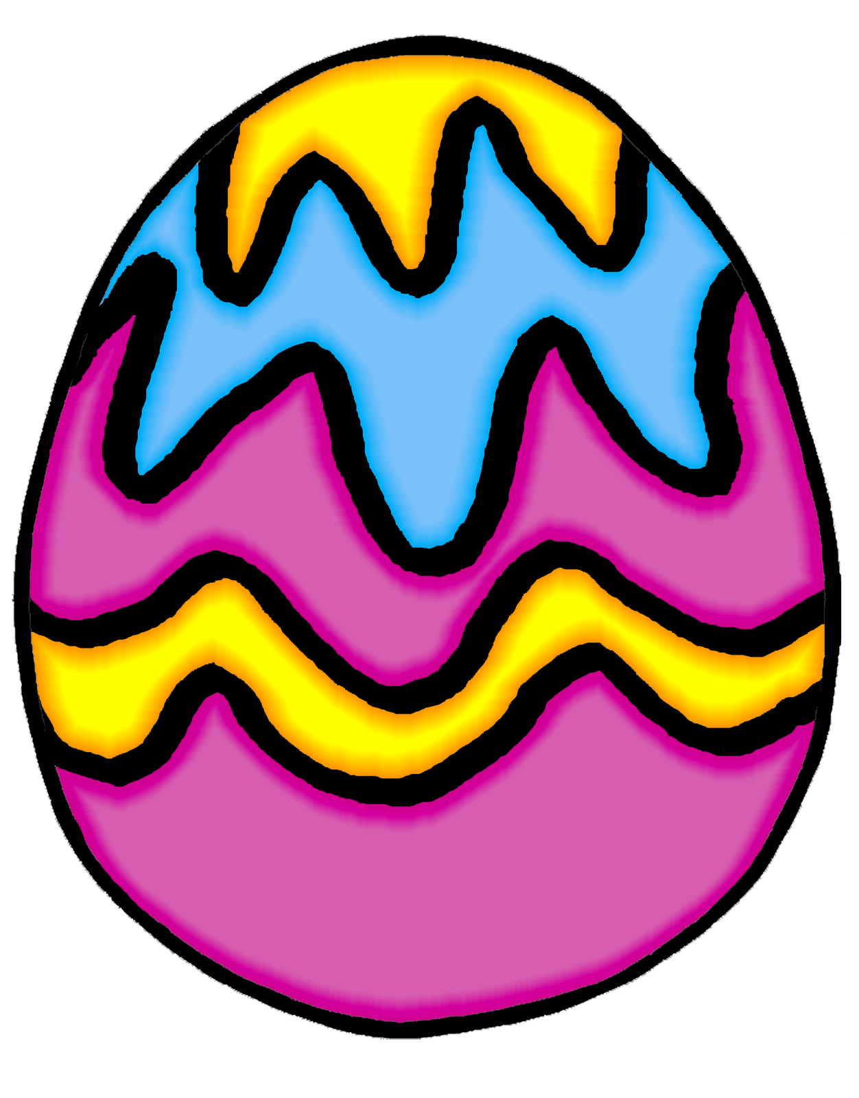 Clip Art Easter Eggs - Clipart library
