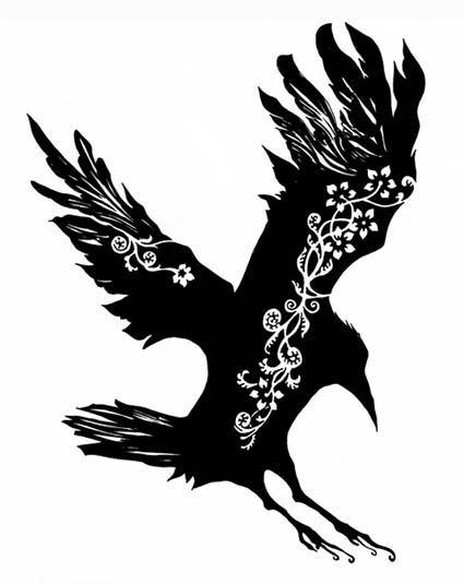 Crow Silhouette Tattoos