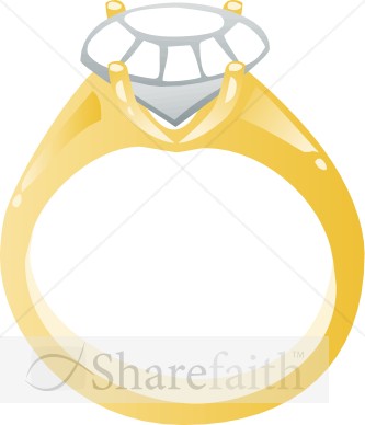 diamond wedding ring cartoon - Clip Art Library