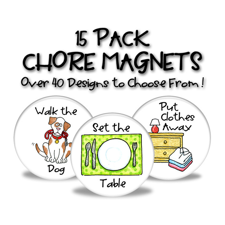 Chore Magnets 15 Pack by SweetSix1Five 