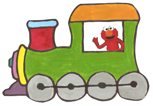 Choo Choo Train with Elmo by iloveminties on Clipart library