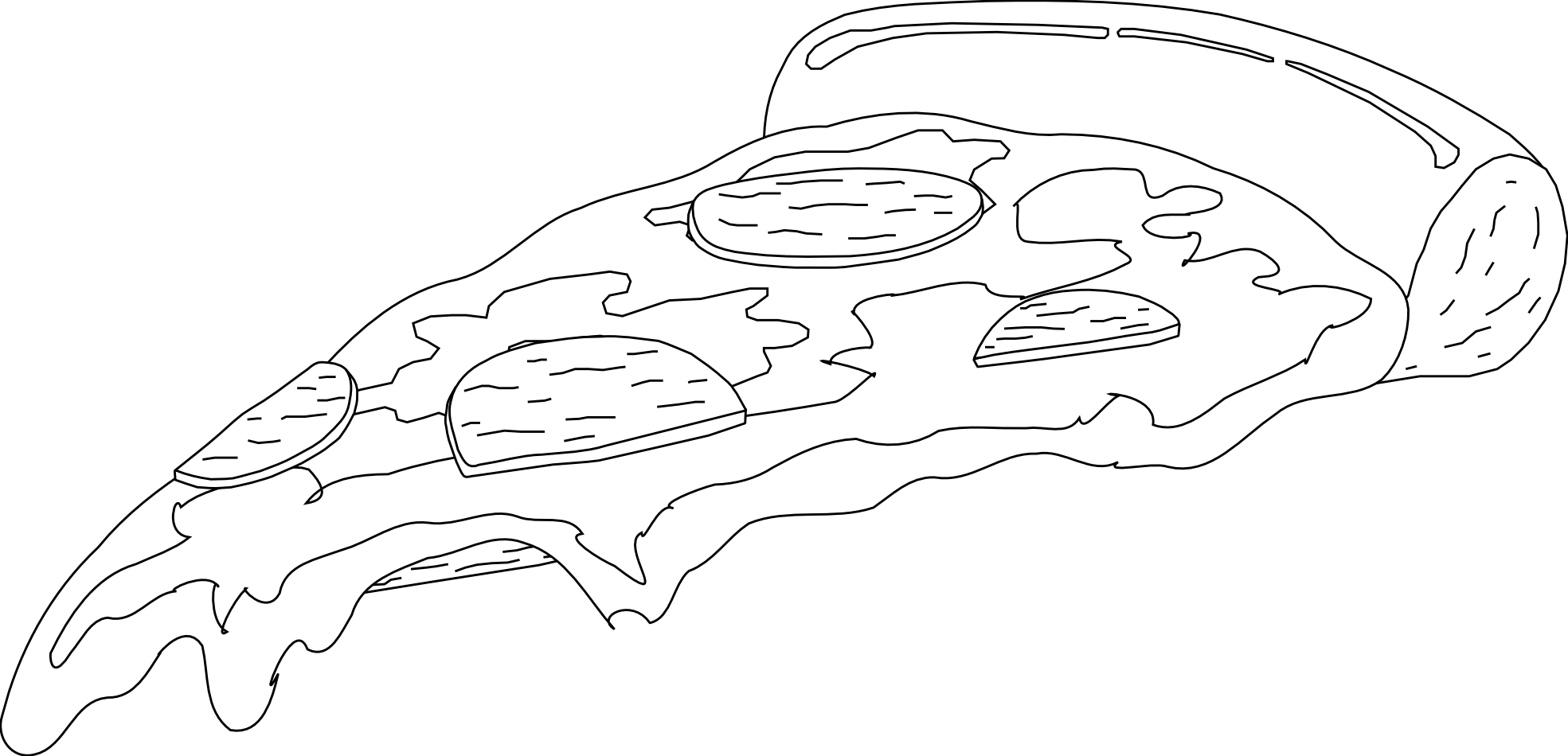 pizza clipart black and white free - photo #45