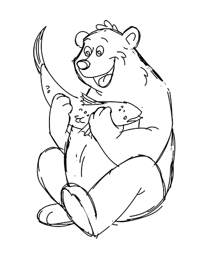 How to Draw a Cartoon Bear Step by Step