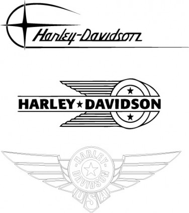 Harley Davidson Old Logos-vector Logo-free Vector Free Download