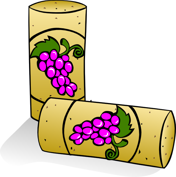 Wine Corks clip art - vector clip art online, royalty free 