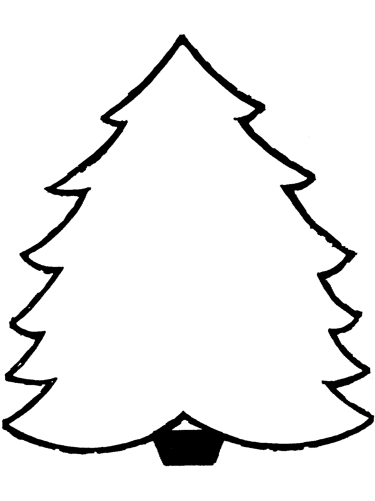 Christmas trees printable coloring pages | Best Coloring Pages 