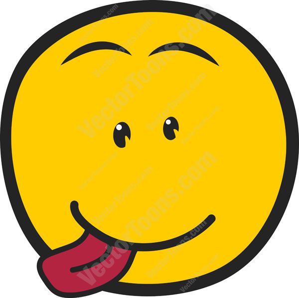 Yellow Smily Emoticon With Raspberry Blowing Tongue Out Silly 