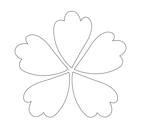 Printable Flower Petals Template from clipart-library.com