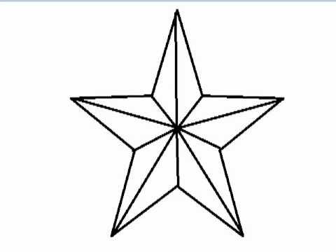 Nautical Star Outline - Clipart library