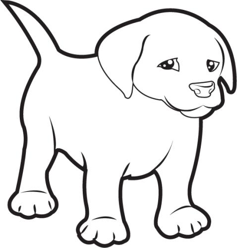 Puppy Face Clipart Black And White | Clipart library - Free Clipart 