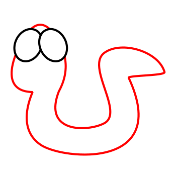 easy to draw worm - Clip Art Library