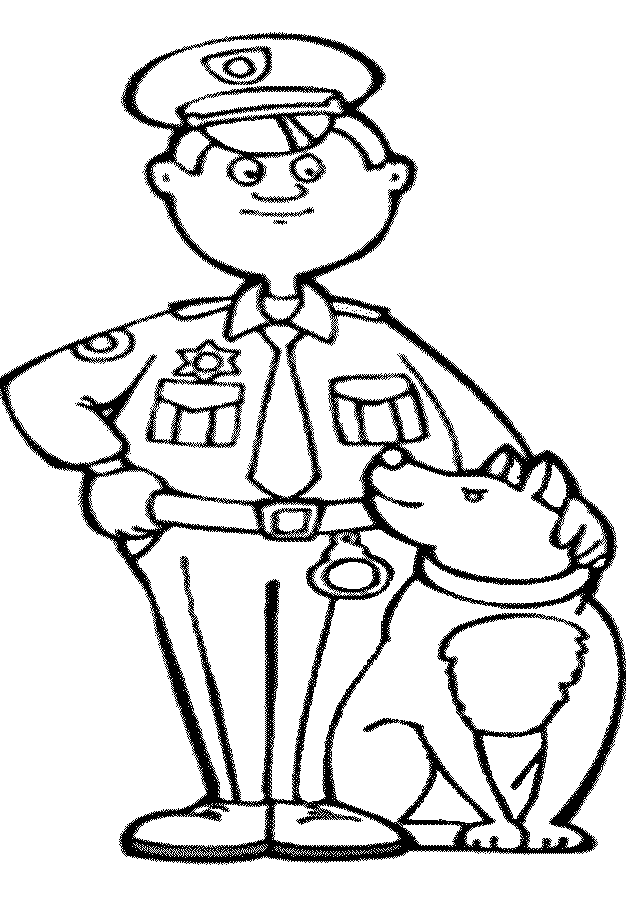 Police Dog Coloring Sheets - Police Coloring Pages : Coloring 