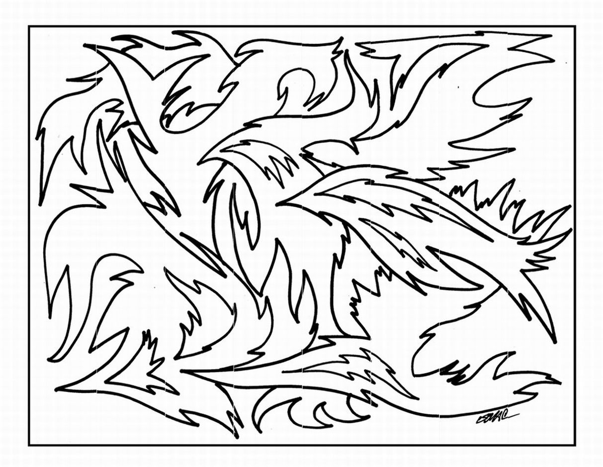 clip art design coloring pages