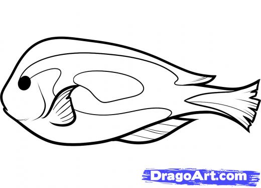 yellow tang coloring pages - photo #23
