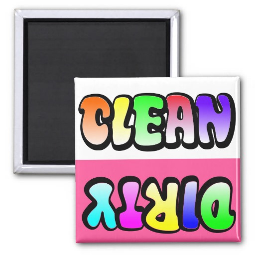 Clean Dirty Sign Magnets, Clean Dirty Sign Magnet Designs for your 
