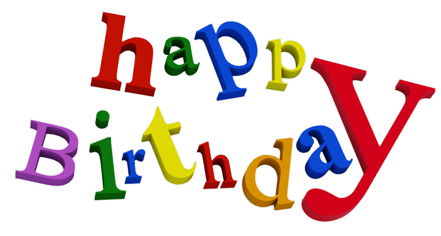 Happy Birthday Transparent PNG Clipart