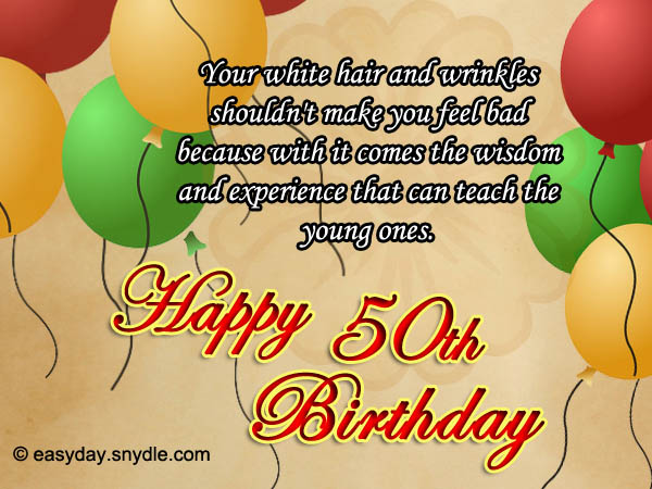 Happy 50th Birthday Wishes For Him Clip Art Library