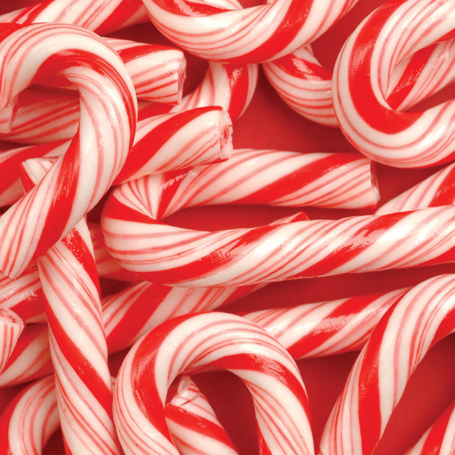 peppermint-candy-cane-flavored 