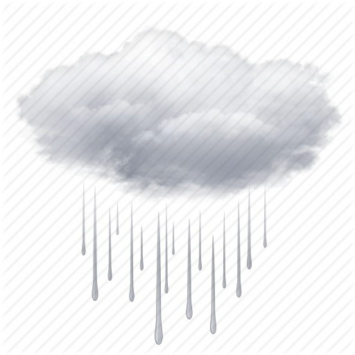 Cloud, clouds, cloudy, drops, rain, weather icon | Icon search engine