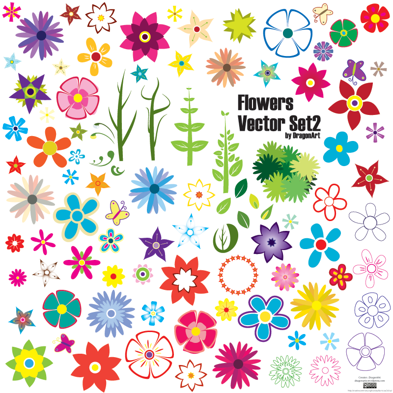 Vector Flowers - Downlaod Page - Free Vector Download |