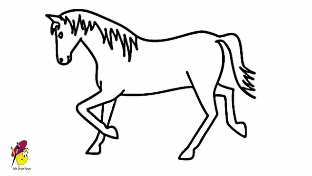 Horse Drawing Easy | Free Download Clip Art | Free Clip Art | on