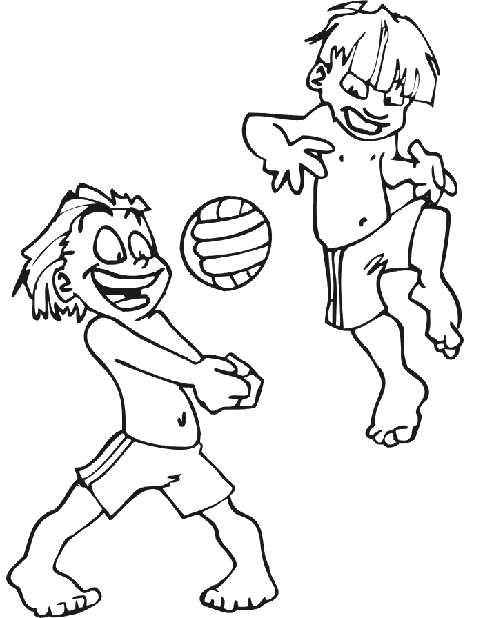 Simple Sandcastle Coloring Page