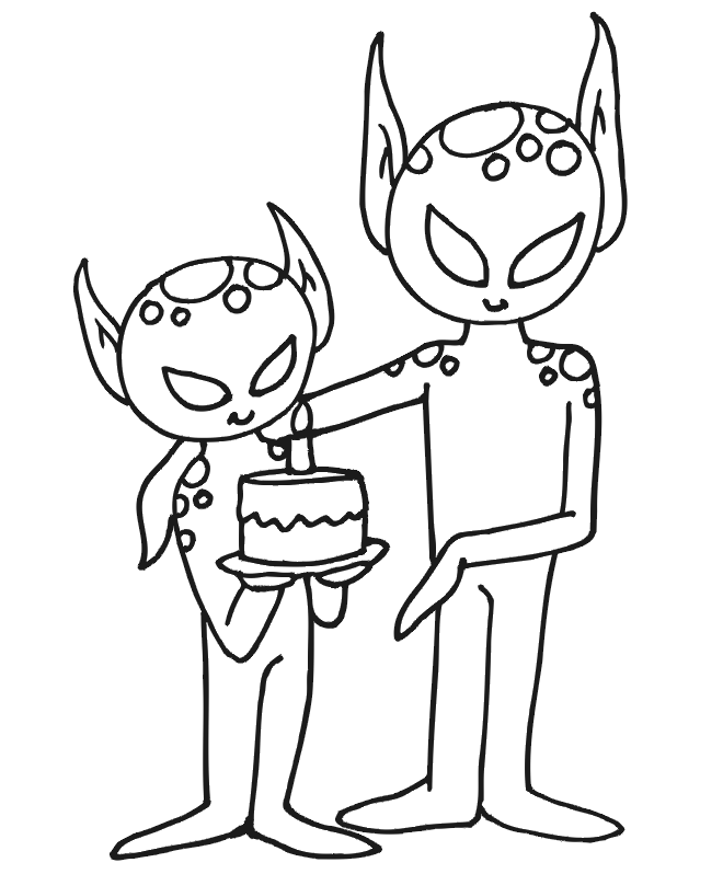 Cake To Color | Free Coloring Pages - Part 2