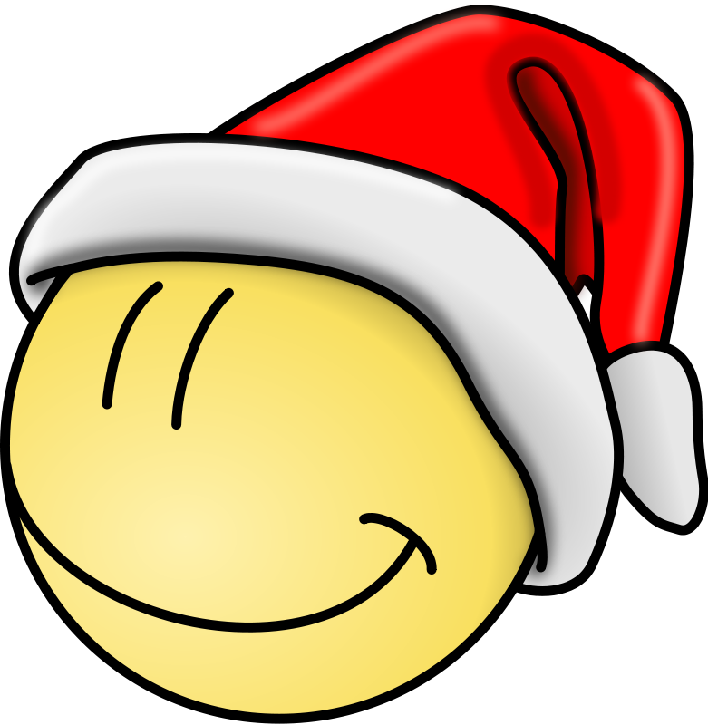 Happy Christmas face | Events Information Cards and Ideas