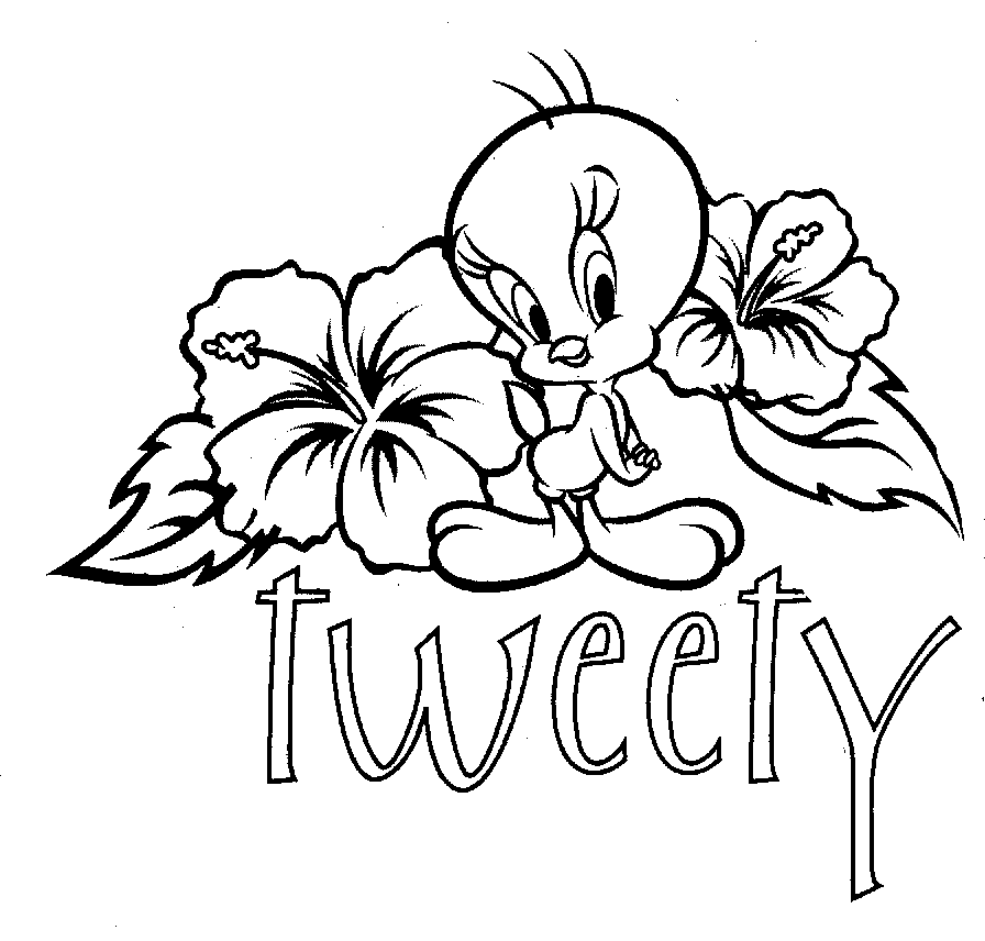 Tropical Flower Coloring Pages
