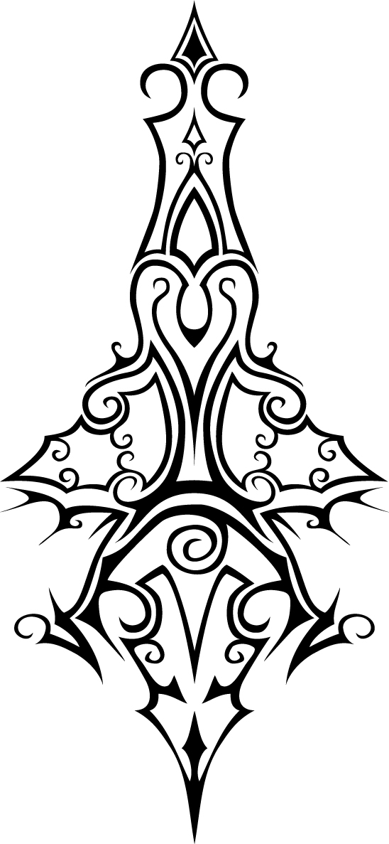 Tribal tattoo design by SlytherinJasmine on Clipart library