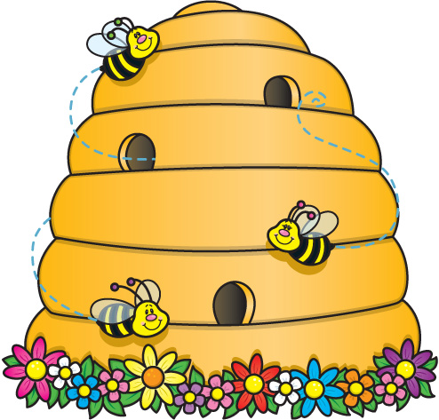 bee skep clipart