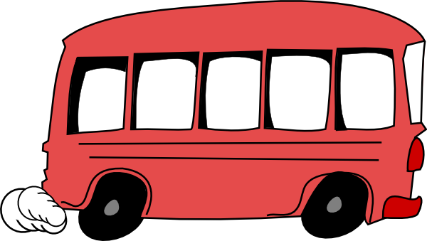 Red Bus clip art - vector clip art online, royalty free  public 