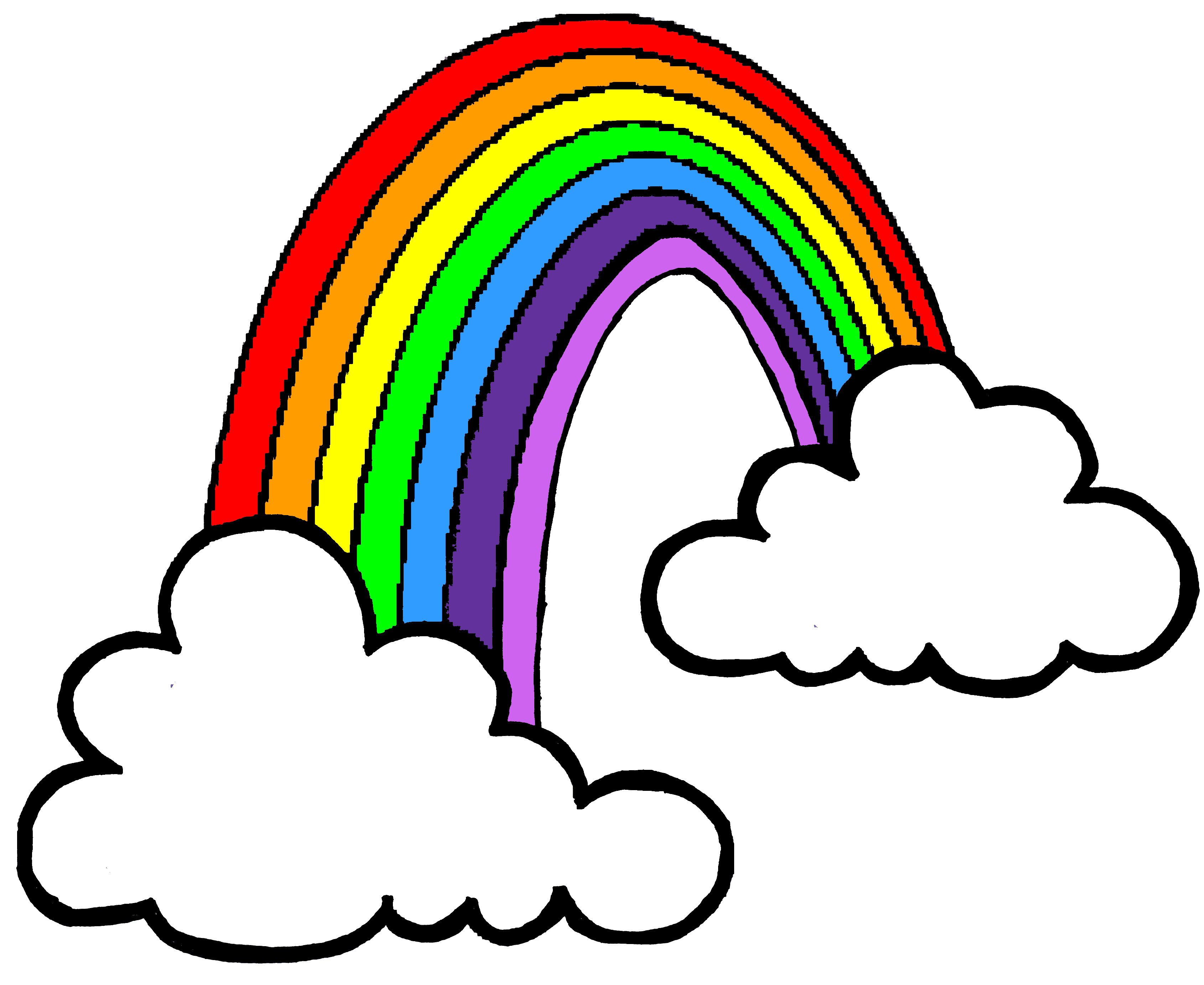 free clip art of rainbow - photo #21