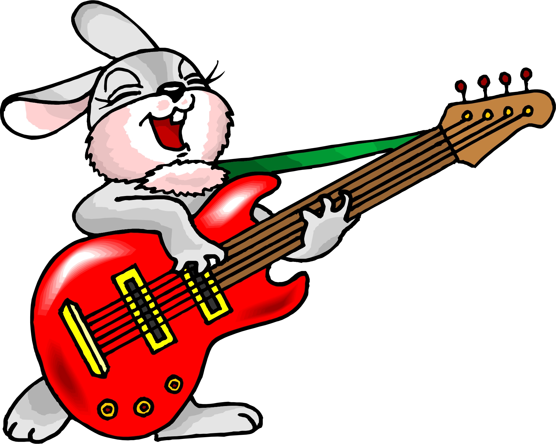 Guitar Cartoon Picture - Clipart library