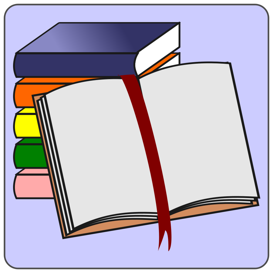 free clipart of library books - photo #19