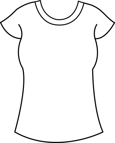 Free T Shirt Outline Template Download Free T Shirt Outline Template