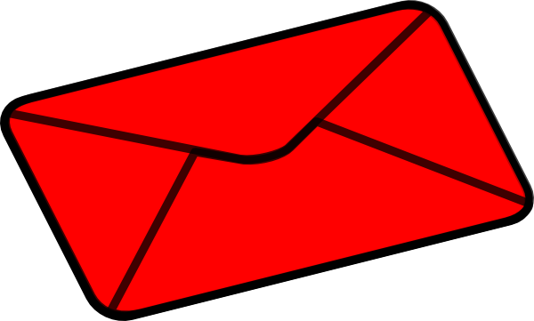 Red Envelope clip art - vector clip art online, royalty free 