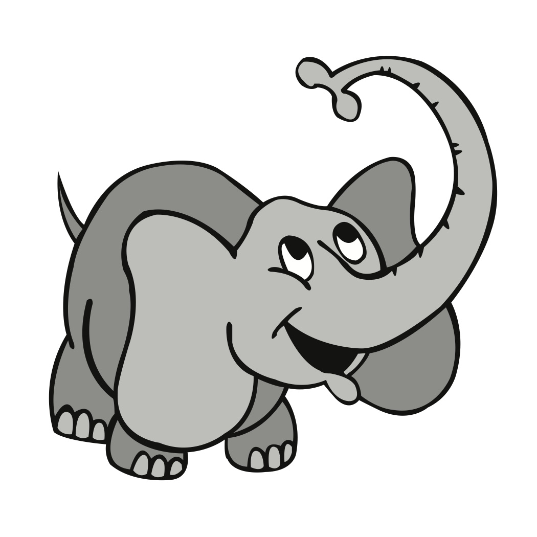 free clipart elephant cartoon - photo #29