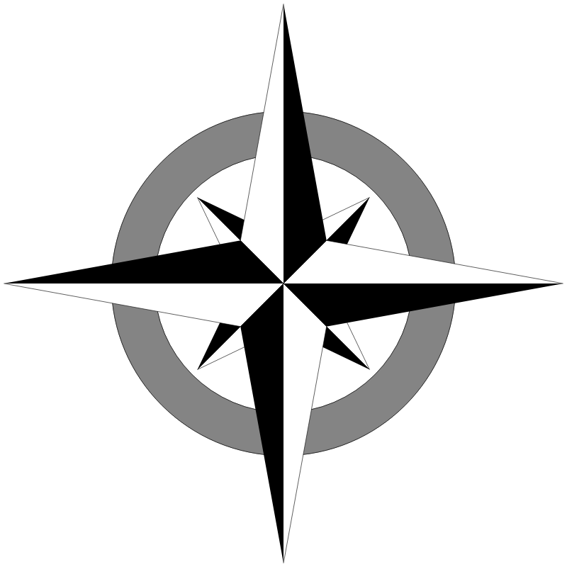 Clipart - Compass Rose