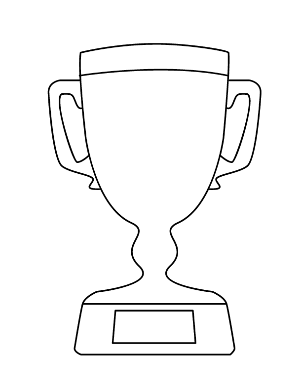 TROPHY Colouring Pages