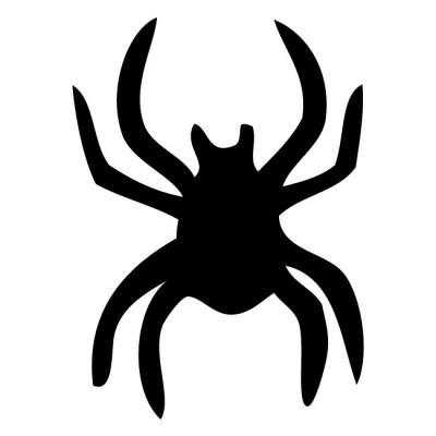 Halloween Spider Silhouette Basic Wall Decal by Kowalla