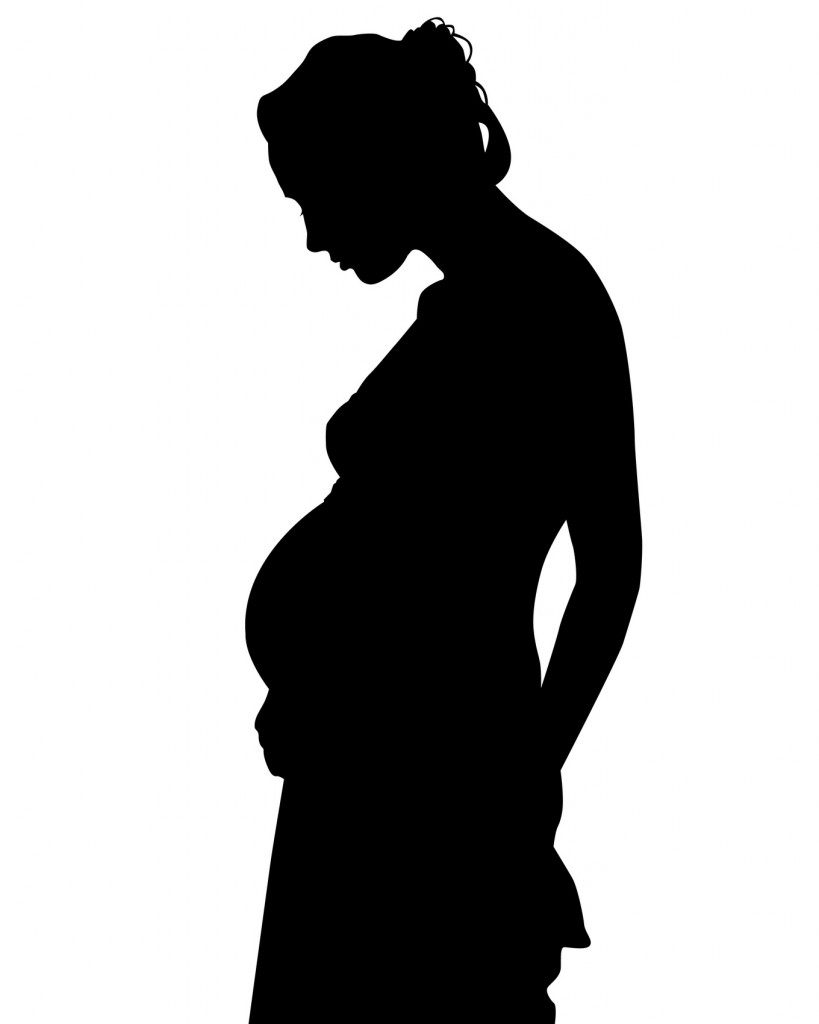 Pregnant Woman Silhouette Clip Art Free - Clipart library