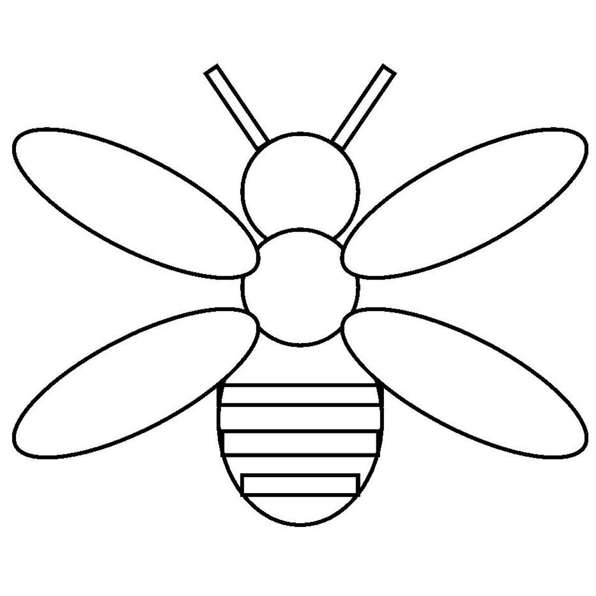 Free Bee Template Download Free Bee Template png images Free ClipArts