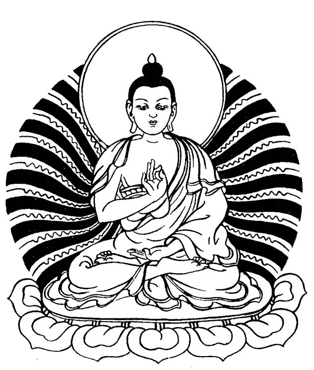 Gautam Buddha Sketch - Clipart library