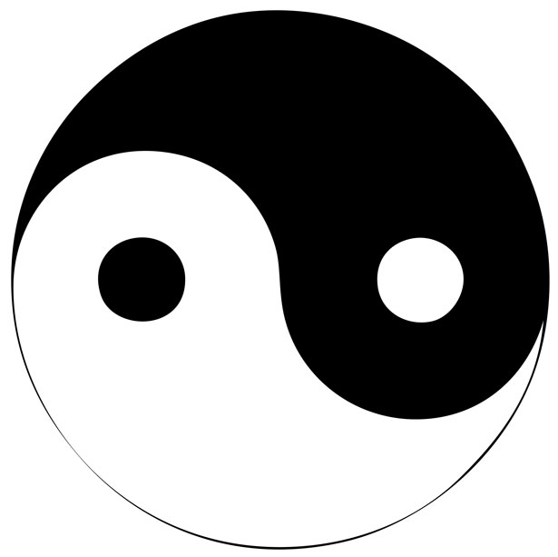 A Yin Yang Symbol - Clipart library