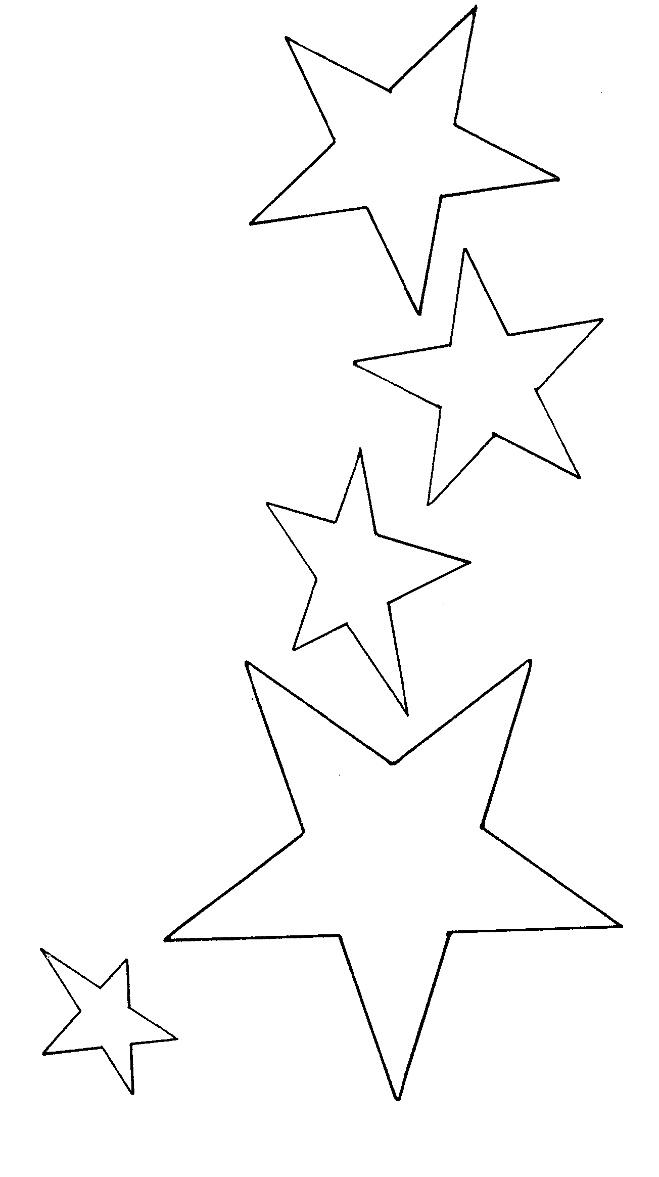 Images For  Black And White Shooting Stars Clip Art