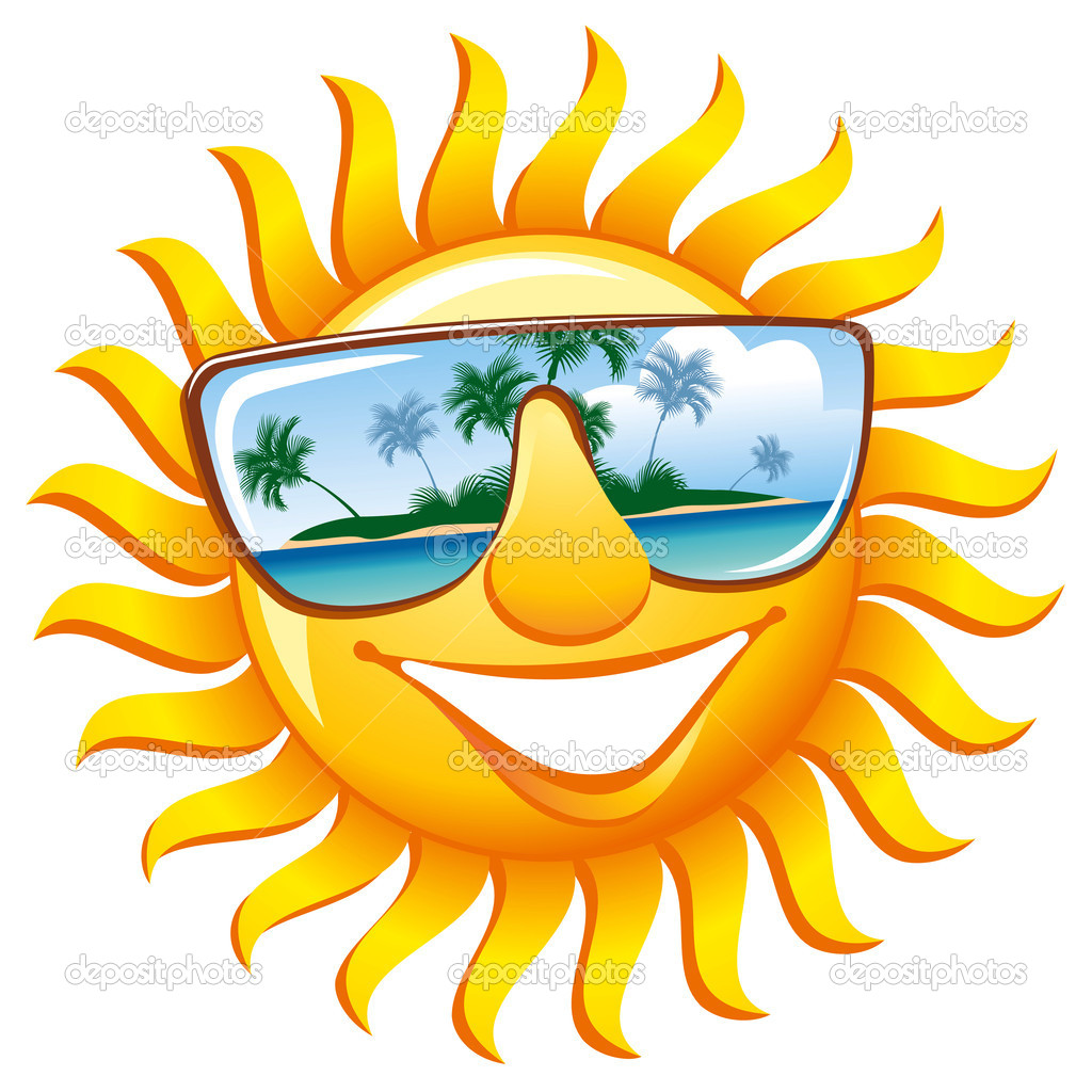 Smiling Sun With Sunglasses | Clipart library - Free Clipart Images
