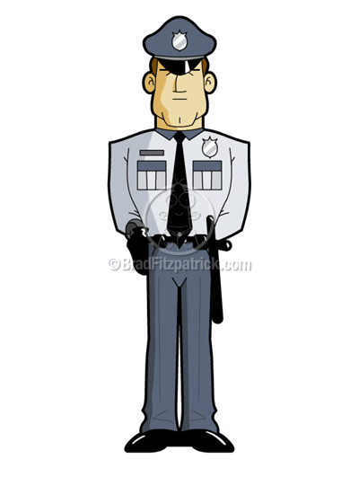 Cartoon Policeman 