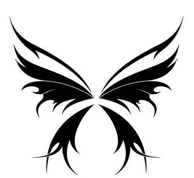 Tribal Butterfly Tattoo Designs - Clipart library